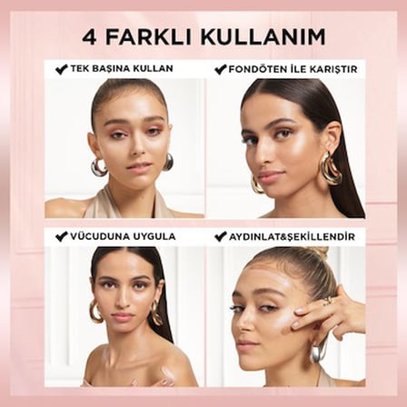 Doğal Işıltı Veren Allık - 902 Renk, Parlak Görünüm