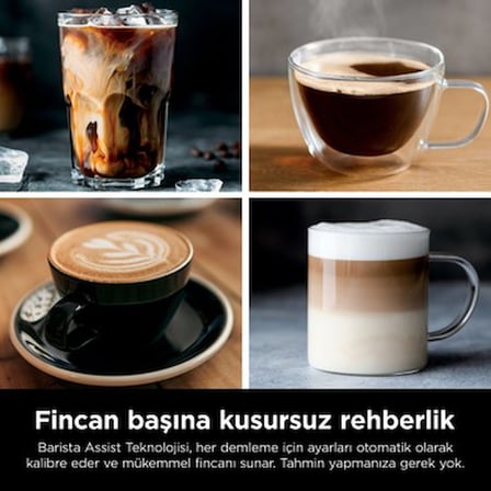 1600 W Espresso Makinesi, Barista Assist Özelliği