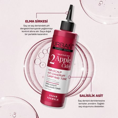 Elma Sirkesi Özlü Tonik 200 ml Saç Bakımı için