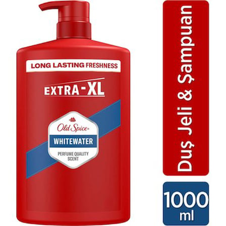 1000 ml XXL Boy Erkek Duş Jeli ve Şampuan, Ferahlatıcı Etki