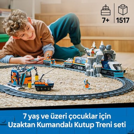 Kuzey Kutbu Ekspres Treni Yaratıcı Seti, 7 Yaş ve Üzeri Çocuklar için