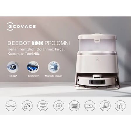 Otomatik toz boşaltma sistemli robot süpürge, 15.400 Pa emiş gücü ile derin temizlik