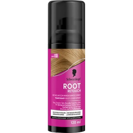 120 ml Kumral Renkli Sprey Boya, Kök Renk Düzelticisi