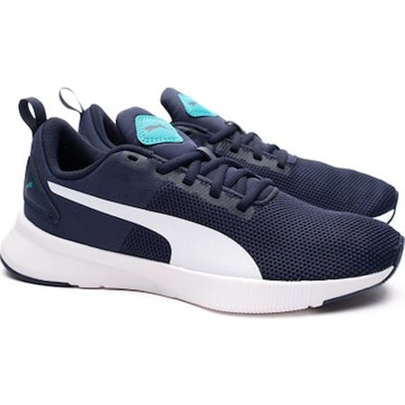 192928-34 Puma Flyer Runner Jr Unisex Spor Ayakkabı Peacoat-White-Deep