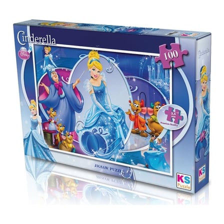 Cinderella Temalı 100 Parça Puzzle ile Eğlenceli Zaman Geçirme
