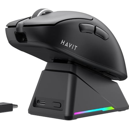 Havit Gamenote MS955WB Rgb Wireless Gaming Mouse 3 Modlu + Ekranlı Şarj