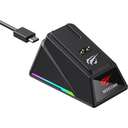 Havit Gamenote MS955WB Rgb Wireless Gaming Mouse 3 Modlu + Ekranlı Şarj