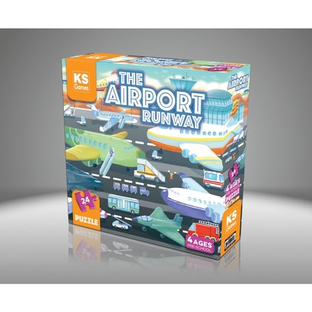 Havaalanı Pisti Temalı 24 Parça Puzzle