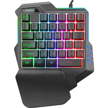 RGB LEDli 35 Tuşlu Mini Gaming Klavye, Kompakt Tasarım