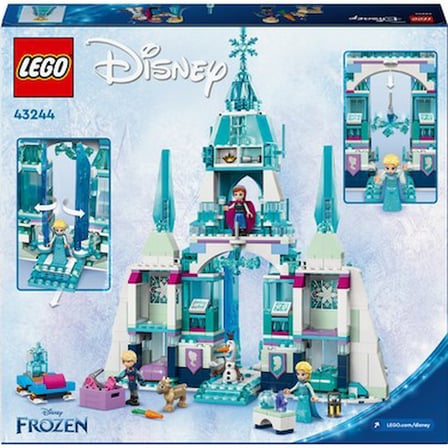 LEGO® │ Disney Princess Elsa'nın Buz Sarayı 43244 - 6 Yaş & Üzeri Çocuklar için Yaratıcı Oyuncak