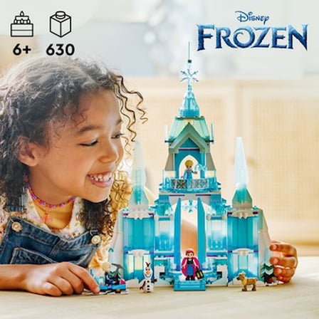 LEGO® │ Disney Princess Elsa'nın Buz Sarayı 43244 - 6 Yaş & Üzeri Çocuklar için Yaratıcı Oyuncak