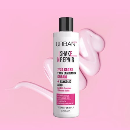 URBAN Care Shake N Repair 7/24 Glikolik Asit İçeren Gloss Laminasyon Parlaklık Etkili Durulanan