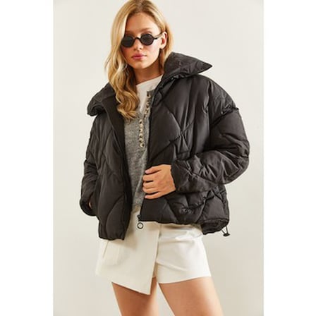 Kadın Oversize Şişme Mont, Rahat ve Şık Tasarım