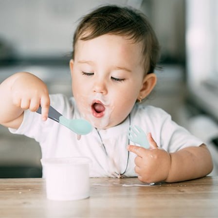 Ergonomik Tasarıma Sahip Yeşil Mama Çatal Kaşık Seti 1 Adet