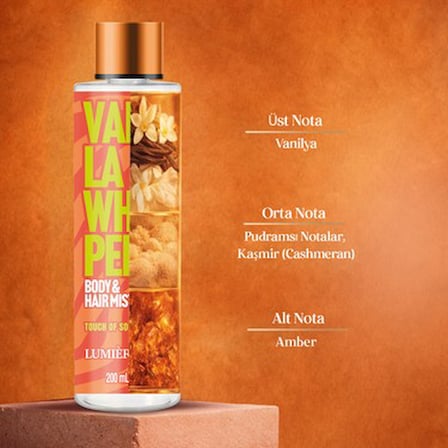 Vanilya Aromalı Saç ve Vücut Spreyi 200ml