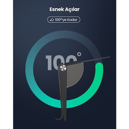 UGREEN Yükseklik Ayarlı Telefon Tutucu Standı, Siyah,