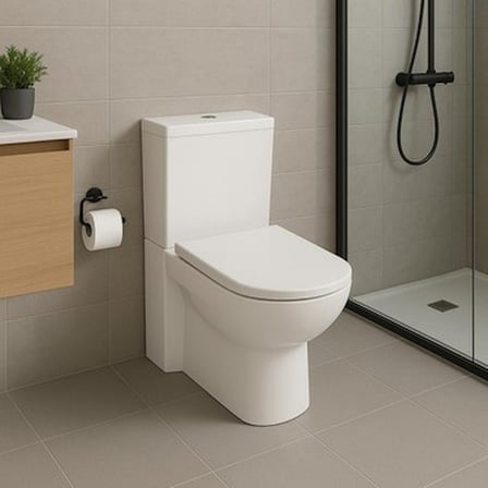 Modern Duvara Sıfır Klozet Takımı, Yavaş Kapanan Özellik