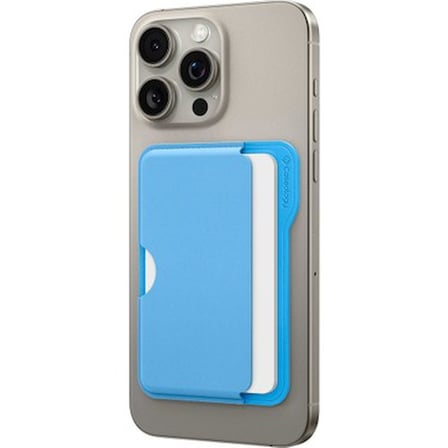 Spigen Caseology MagSafe Destekli Cüzdan Folder Pop Mag (3 Kartlık) Mavi - AFA07231 (Spigen TR