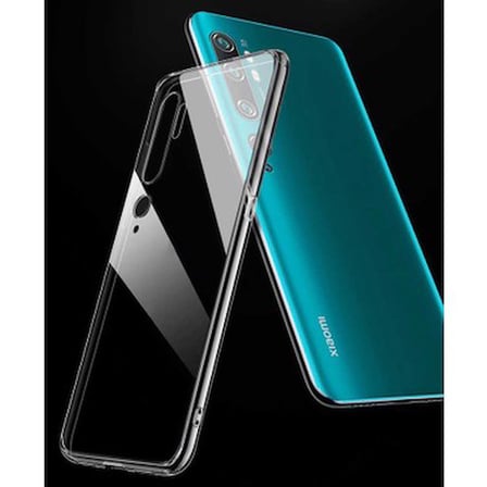 A+ Şeffaf Lüx Kılıf, Xiaomi Mi Note 10 Uyumlu
