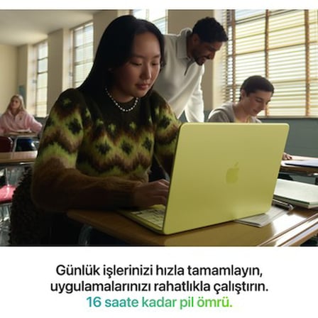 Apple MacBook Neo A18 Pro 8GB 256GB SSD macOS 13" Taşınabilir Bilgisayar Indigo
