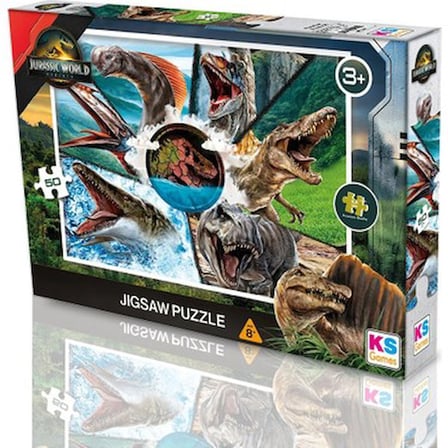 Jurassic World Temalı 50 Parça Puzzle ile Oyun