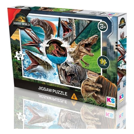 Jurassic World Temalı 50 Parça Puzzle ile Oyun