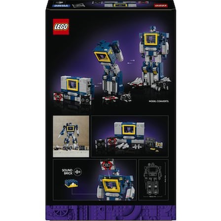 LEGO® Icons Transformers: Soundwave 10358 – Yetişkinler için Dönüştürülebilen, Detaylı Dekoratif