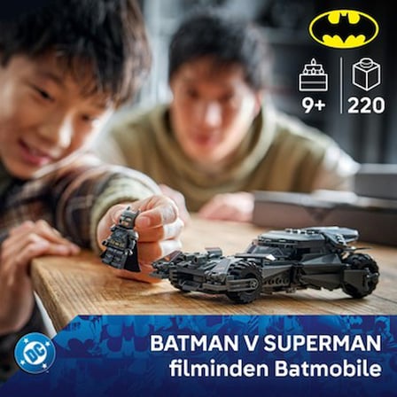 LEGO ® DC Batman™ Batman ve Superman™ Batmobile™ 76331 – 9+ için Minifigür İçeren Yaratıcı Oyuncak