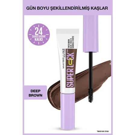 Kaş sabitleyici maskara, derin tonlarda etkili formül