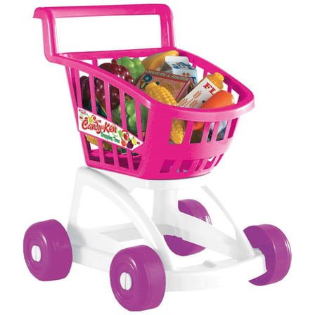 Market Arabası Oyun Seti - Eğlenceli Dede Candy&Ken