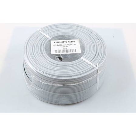 Eyfel EF-C450 4+1 2x0.22 (14x0.18 CCA) Folyolu 250Mt CCTV