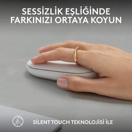 Logitech M350s Pebble 2 Bluetooth Kablosuz Sessiz Kompakt Mouse -