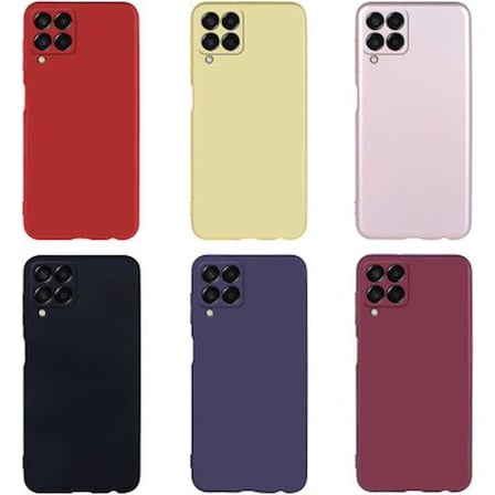Yumuşak Silikon Kılıf, Samsung Galaxy M33 Uyumlu, Klasik Mat Renkli Tasarım