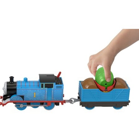 Motorlu Klasik Oyuncak Tren Seti, Yükle ve Fırlat Özelliği ile Eğlenceli