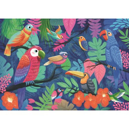 24 Parça Eğlenceli Orman Temalı Puzzle ile Oyun