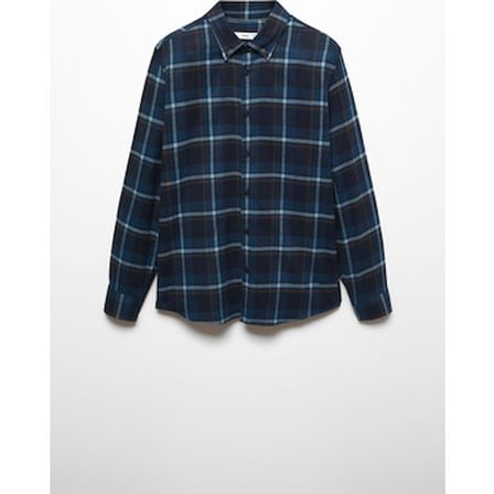 Mango Man Regular Fit Kareli Flanel