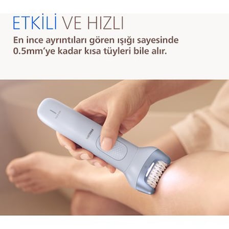 Pembe Kablosuz Epilatör, Islak ve Kuru Kullanım İçin