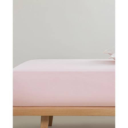 Toz Renkli Tek Kişilik Lastikli Çarşaf, 100x200 cm Pamuklu