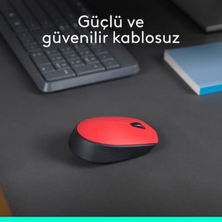 Logitech M171 USB Kırmızı Kablosuz