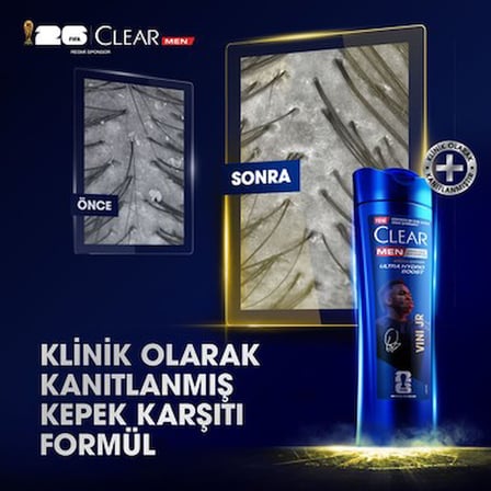 Clear Men Kepeğe Karşı Etkili Şampuan Vini Jr. Ultra Hydro Boost 350