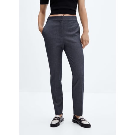 Orta Bel Mid-Rise Dar Paça Pantolon ile Şıklık