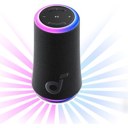 Anker Soundcore Glow Taşınabilir Hoparlör - 360° Ses Bluetooth Hoparlör - Senkronize Radyant Işık -