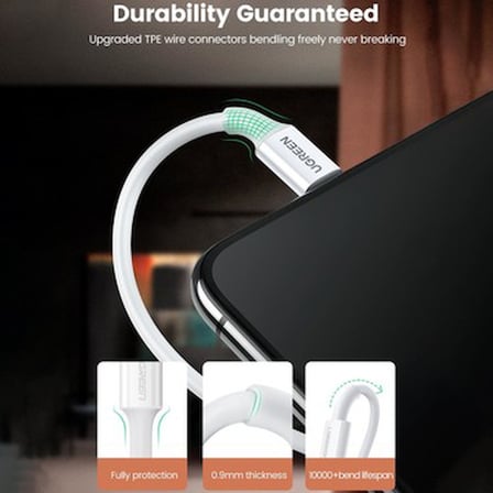 Hızlı Şarj Kablosu ile İphone Uyumlu USB-A Bağlantısı