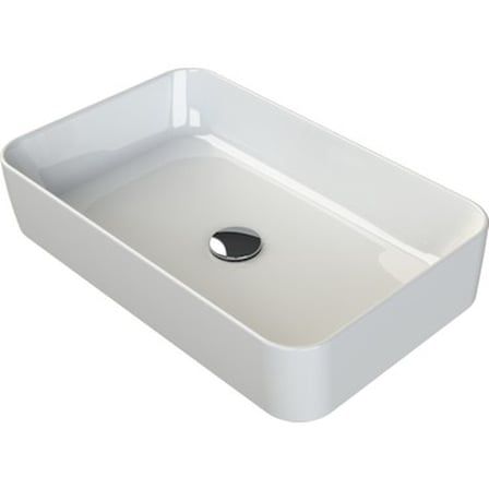 60x38 cm Turkuaz Seramik Lavabo, Şık ve Kullanışlı