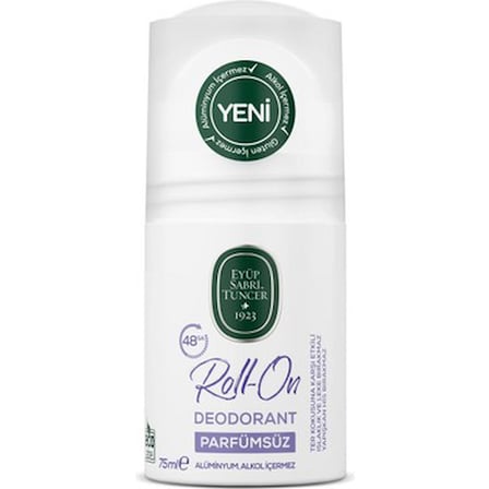Parfümsüz Roll On Deodorant 75 ml, Hassas Ciltler İçin