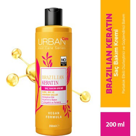 Kuru ve Mat Saçlar İçin Saç Bakım Kremi 200 Ml Vegan