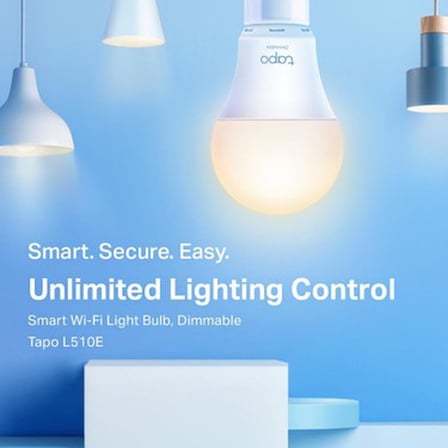TP-Link Tapo L510E(2-pack) | Akıllı Wi-Fi Ampul | 806 Lümen | E27 | 8.3W | Kısılabilir Sıcak Beyaz
