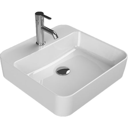 48x48 cm Boyutunda Turkuaz Seramik Lavabo Seçenekleri
