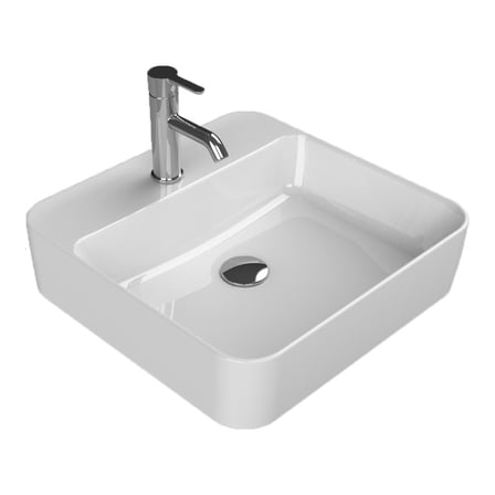 48x48 cm Boyutunda Turkuaz Seramik Lavabo Seçenekleri