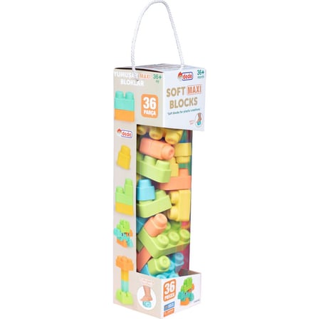36 Parça Soft Maxi Bloklar ile Yaratıcı Oyun
